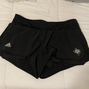 Adidas black shorts Texas A&M